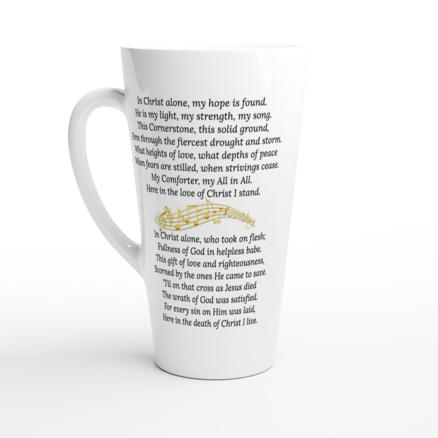 In Christ Alone Hymn Coffee Mug | Christian Hymn Mug | Inspirational Coffee Cup | Christian Faith Mug