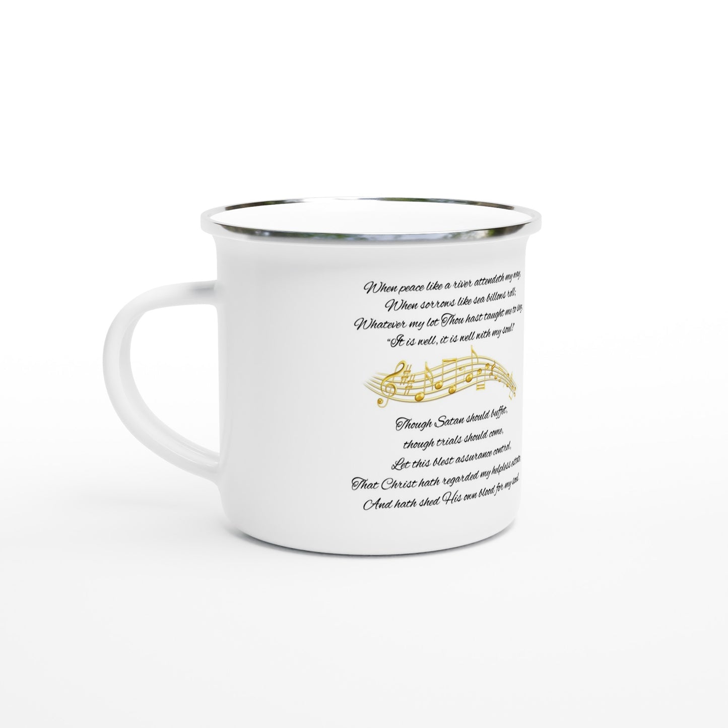 It Is Well With My Soul Coffee Mug | Christian Hymn Mug | Inspirational Coffee Cup | Christian Faith Mug