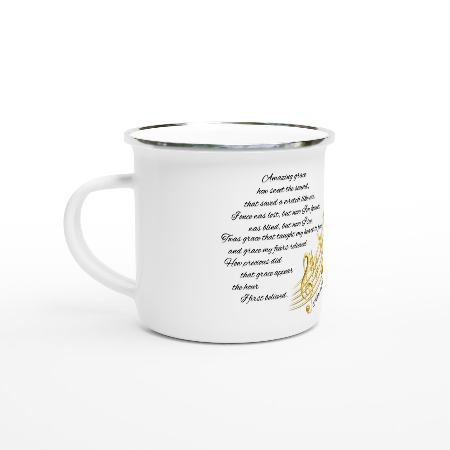 Amazing Grace Favorite Hymn Coffee Mug | Christian Hymn Mug | Inspirational Coffee Cup | Christian Faith Mug
