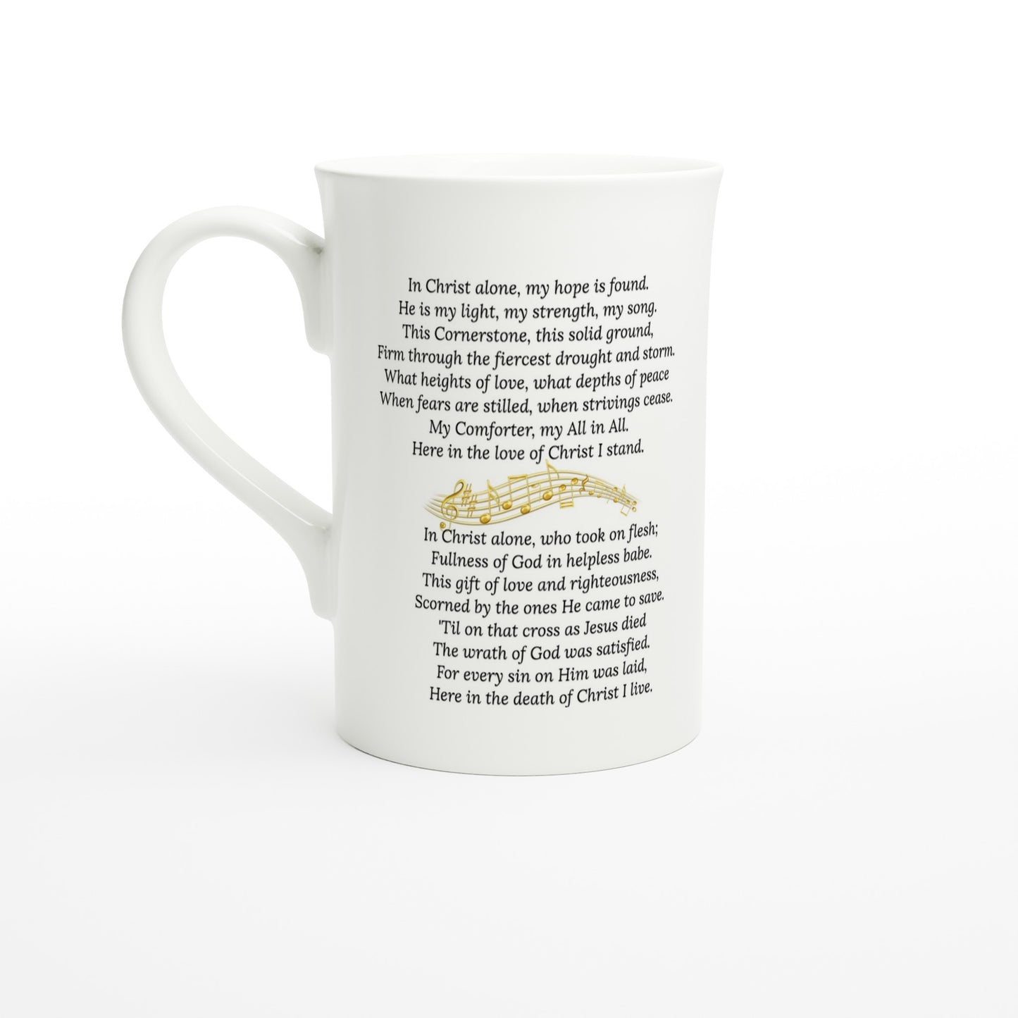 In Christ Alone Hymn Coffee Mug | Christian Hymn Mug | Inspirational Coffee Cup | Christian Faith Mug