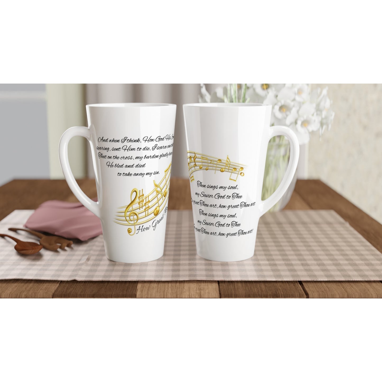 How Great Thou Art Coffee Mug | Christian Hymn Mug | Inspirational Coffee Cup | Christian Faith Mug