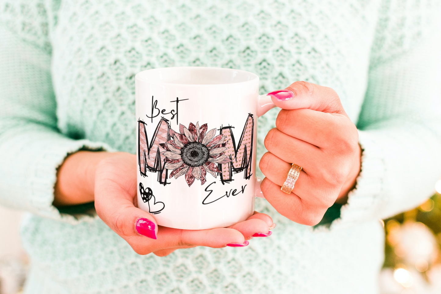 Best Mom Ever 11oz Ceramic Coffee Mug | Mother's Day Mug | Mug Gift For Mom | Best Mom Mug