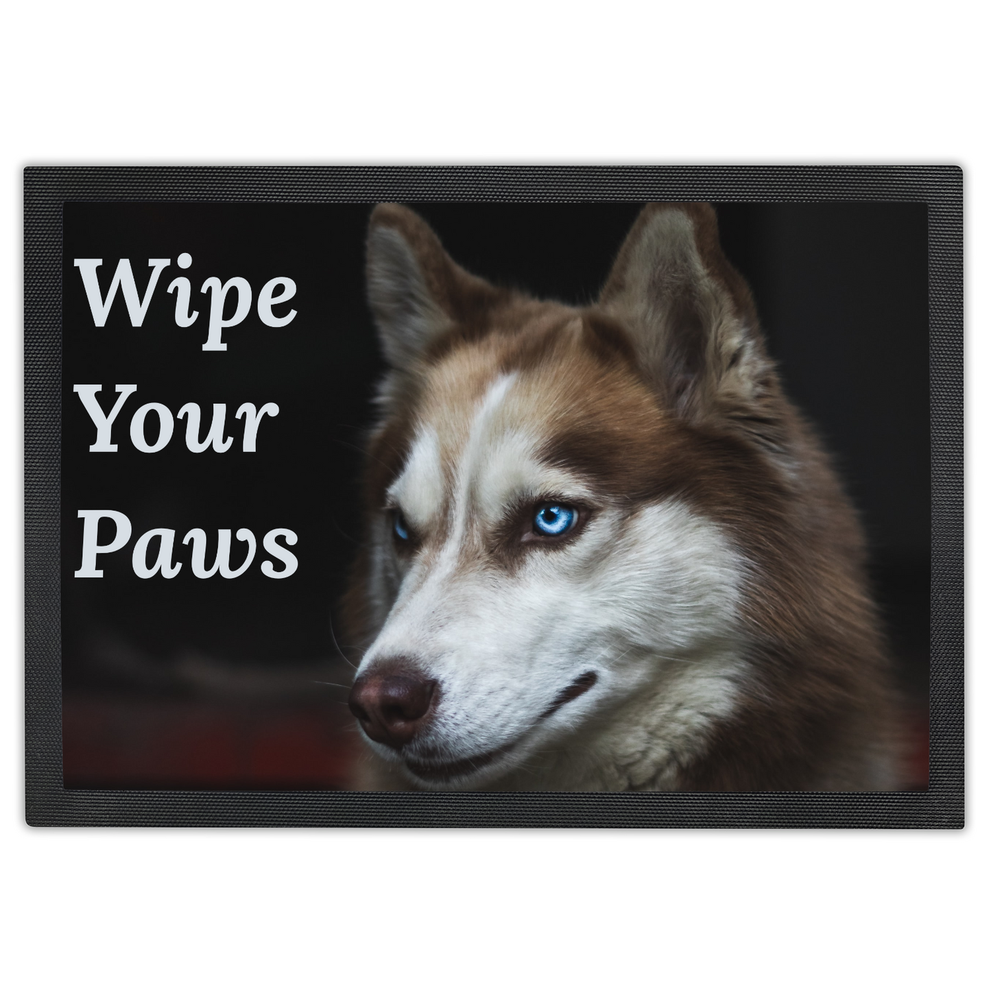 Wipe Your Paws Husky Doormat