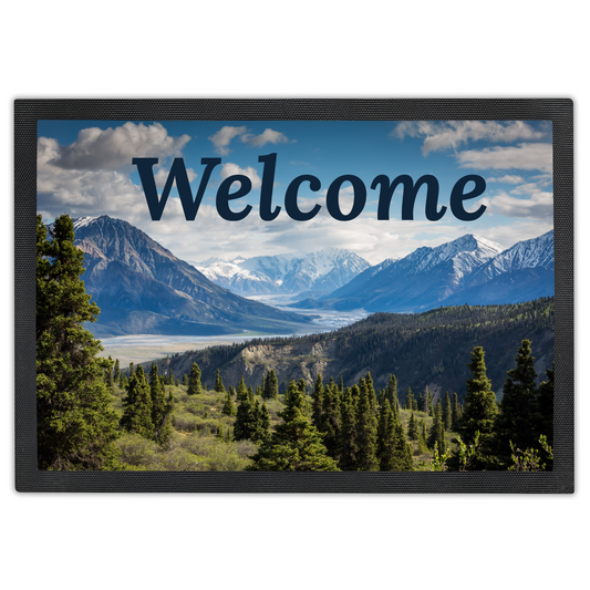 Scenic Mountain Welcome Doormat