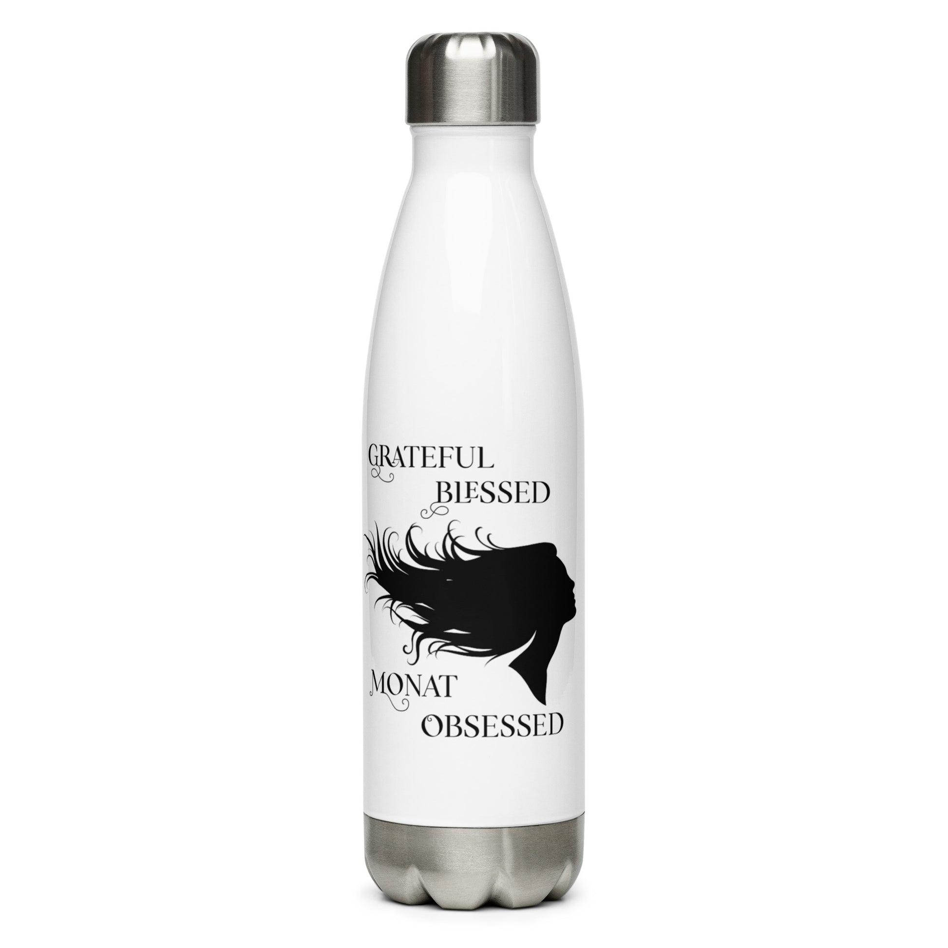 Grateful Blessed Monat Obsessed Stainless Thermos Bottle