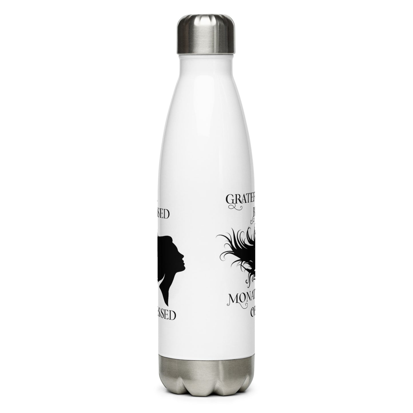 Grateful Blessed Monat Obsessed Stainless Thermos Bottle