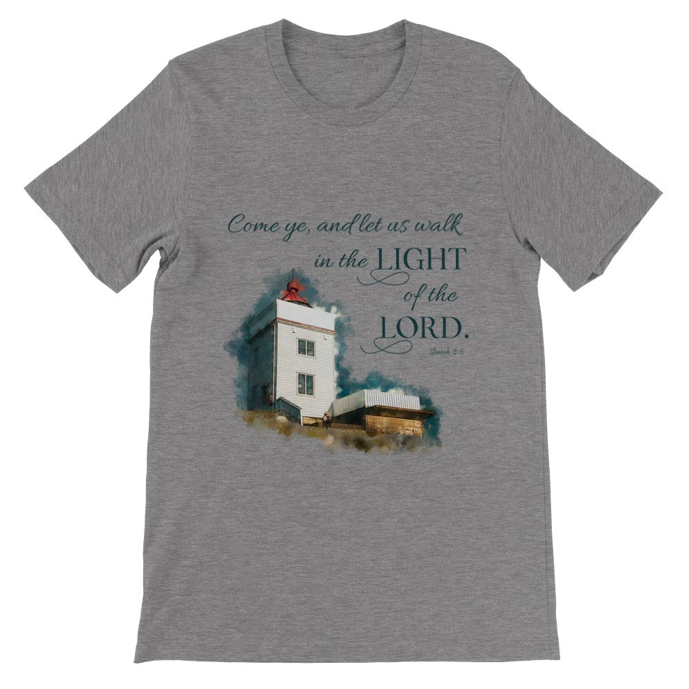 Walk In The Light Of The Lord T-shirt | His or Hers Christian Faith T-shirt | Bible Verse Shirt