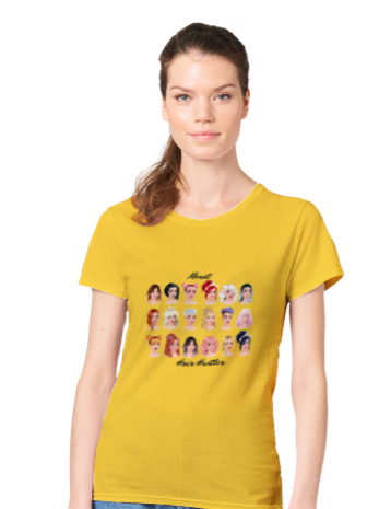 Monat Hair Hustler t-shirt daisy yellow