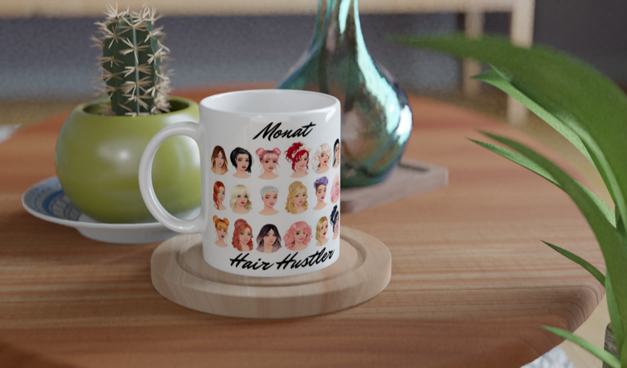 Monat Hair Hustler Coffee Mug 